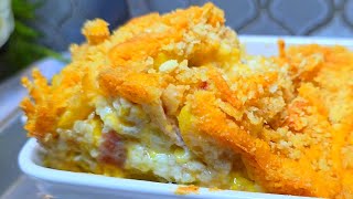 This Casserole makes a delicious meal  Yellow Squash CASSEROLE RECIPE [upl. by Nyltyak]