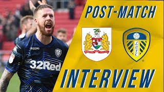 Post Match Interview  Pontus Jansson  Bristol City 01 Leeds United [upl. by Lahcym454]