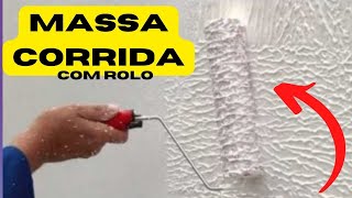 MASSA CORRIDA APRENDA COMO APLICAR DE MANEIRA RAPIDA E FACILPASSO A PASSO [upl. by Anelliw]