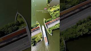 Veluwemeer Aquaduct  Netherlands 🇳🇱 short veluwemeeraquaduct netherlands zelletravel travel [upl. by Milzie]