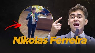 Nikolas Ferreira recebe a Medalha do Mérito Legislativo [upl. by Jair]