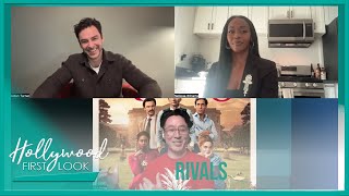 RIVALS 2024  Interviews with Nafessa Williams and Aidan Turner on their new tv show [upl. by Ettesoj623]