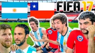 ARGENTINA vs CHILE  FIFA 17  Homenaje [upl. by Aymik908]