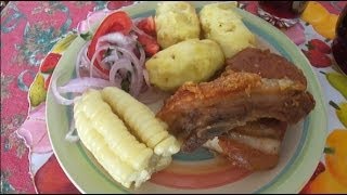 Chicharron de carne de chancho preparacion [upl. by Genaro73]