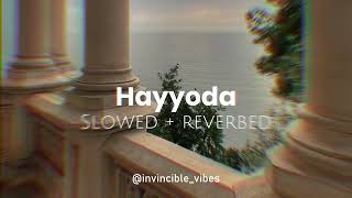 Hayyoda  Anirudh Ravichander  Slowed  Reverbed  Jawan [upl. by Thibaut]