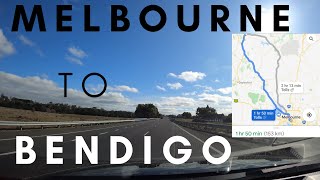 MELBOURNE TO BENDIGO TIME LAPSE 4K [upl. by Enaed]