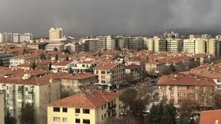 Ankara kar yağışı 23012020 [upl. by Ynaffets]