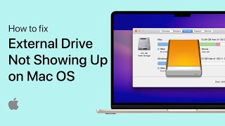 How To Fix External Hard Drive Not Showing Up  Mac OS [upl. by Yelhs771]