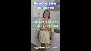 How to sew an apron with a towel attached [upl. by Ahseyn657]