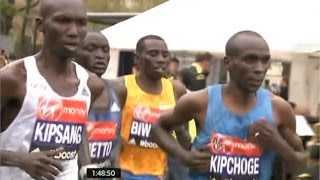 London Marathon 2015 Womens amp Mens race [upl. by Jonna]