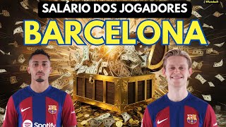 Descubra os salários milionários dos craques do Barcelona Quanto será que eles realmente ganham [upl. by Irolav]