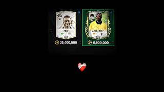 Pelé 🇧🇷🐐 vs Abedi Pelé 🇬🇭 fifamobile fifa fcmobile eafc [upl. by Kcorb191]