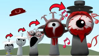 NEW HORROR EVOLUTION SILVER SPRUNKI PHASE SONG In Garrys Mod [upl. by Mode]