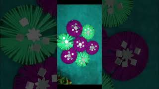 Wool using flower making craft ideas artandcrafts viralshort likeandsubscribe [upl. by Ibed208]