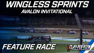 Wingless Sprints  Invitational  Avalon  26th Oct 2024  ClayPerView [upl. by Orban]