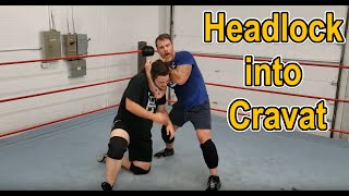 Headlock Escape into Cravat  Pro Wrestling Tutorials wTyson Dux [upl. by Kajdan]