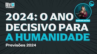 ASTRÓLOGA FAZ PREVISÕES PARA 2024  quotUm ano decisivo para a história da humanidadequot [upl. by Adnorehs]