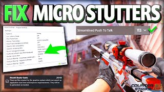 HOW to FIX MICRO STUTTERS in CS2 3 FIXES [upl. by Ttergram]