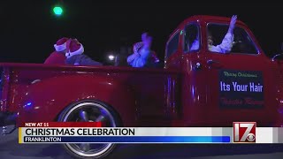 Checking out the Franklinton Christmas parade [upl. by Truda]