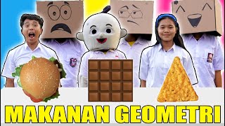 PILIH KARAKTER MUKA KARDUS SESUAI MAKANAN GEOMETRI [upl. by Lah]