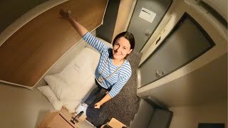 Staying in The Smallest Cabins on Cruise Ships [upl. by Rubia]