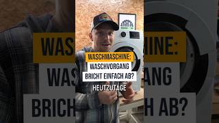 Bricht deine Waschmaschine beim Waschen einfach ab😡 waschmaschine [upl. by Eeslek]