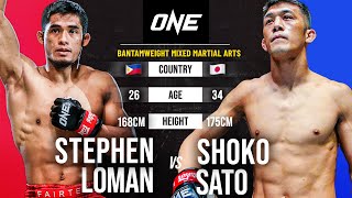 Stephen Loman vs Shoko Sato  Full Fight Replay [upl. by Novehc]