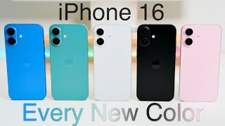 iPhone 16 Models  Hands on Every New Color [upl. by Gallager]