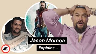 Jason Momoa Talks Aquaman amp Buddy Cop Movie With Dave Bautista  Explain This  Esquire [upl. by Nadiya]