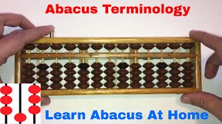 Lesson 1a  How to use the Abacus aka Soroban Abacus Terminology [upl. by Ellimaj]