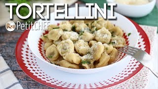 Tortellini con prosicutto crudo parmigiano e basilico  Tutorial cucina PetitChefit [upl. by Stuart]