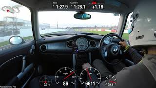 Donington Park Track Day November 2020 R53 Mini [upl. by Anelim]