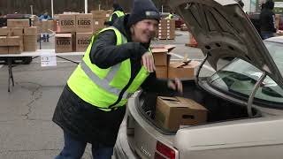 2024 Second Harvest  LCCC Thanksgiving DriveThru Mobile Pantry [upl. by Rheims]