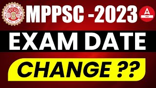 MPPSC Prelims Exam Date 2023  MPPCS Latest Update  By Adda247 PCS [upl. by Rieger267]