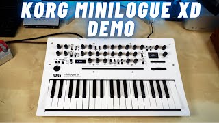 Korg Minilogue XD Demo  No Talking [upl. by Bornstein573]