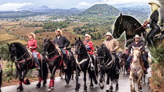 LA CABALGATA MAS GRANDE DE MICHOACAN  Festejando a la Virgen del Refugio en Condembaro Michoacan [upl. by Jepum46]