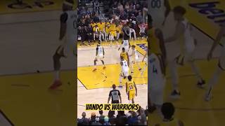 PreSeasonJarred Vanderbilt shows his range vs Warriors [upl. by Rutter]