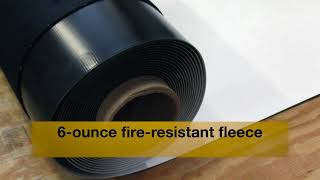 VersiFleece FireRated FR TPO An Ideal Solution for ReRoofing [upl. by Hoashis212]