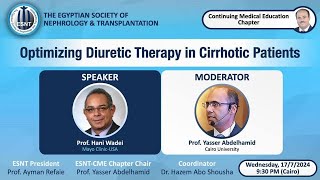 Optimizing Diuretic Therapy in Cirrhotic PatientsProf Hani Wadei [upl. by Yand]