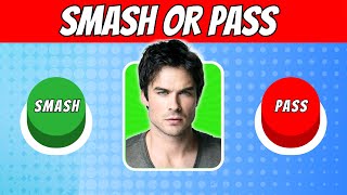 SMASH or PASS 110 OPTIONS  Male TV Characters Edition 2024  QUIZ WAVEZ [upl. by Arlette944]