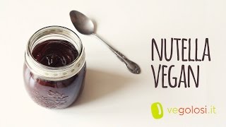 Crema alle nocciole vegana Nutella vegan [upl. by Stanleigh]