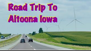 Family Road Trip To Altoona Iowa With Beautiful Windmills View [upl. by Ver746]