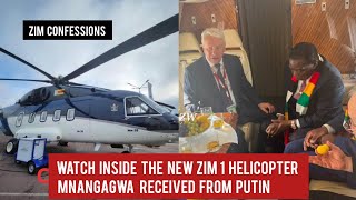 Watch Inside The New Zim1 Helicopter Mnangagwa Received From Putin [upl. by Niliak]