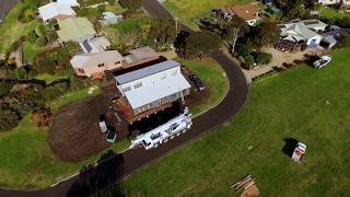 Modular Home Installation at Lake Tyers Beach [upl. by Frechette]