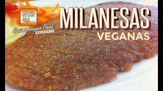 Milanesas veganas  Cocina Vegan Fácil [upl. by Arreyt]