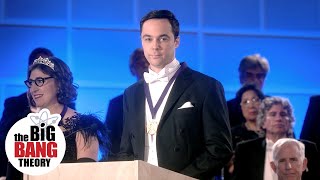 Sheldons Nobel Prize Acceptance Speech  The Big Bang Theory [upl. by Queri794]