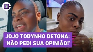 Jojo Todynho rebate críticas após raspar cabelo com listras Não pedi elogios [upl. by Florio726]