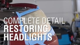 Restoring Headlights  Autoblog Details  Complete Detail Bonus [upl. by Torrie]