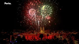 BOM ANO PORTO  Fogo de artifício 202324 [upl. by Mills]