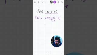 Derivadas de Funciones Trigonométricas con Regla de la Cadena  shorts [upl. by Ellerol]